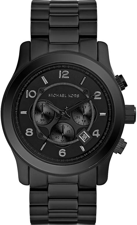 all black michael kors watch men& 39|michael kors black men's watch.